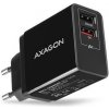 AXAGON ACU-QS24, QUICK a SMART nabíječka do sítě, 2x USB port QC3.0/AFC/FCP + 5V-1.2A, 24W AXAGON ACU-QS24, QUICK a SMART nabíječka do sítě, 2x USB port QC3.0/AFC/FCP + 5V-1.2A, 24W