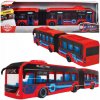 Dickie Toys Kĺbový autobus červený VOLVO 40cm Mestský autobus s otváracími dverami Dickie Toys Kĺbový autobus červený VOLVO 40cm Mestský autobus s otváracími dverami