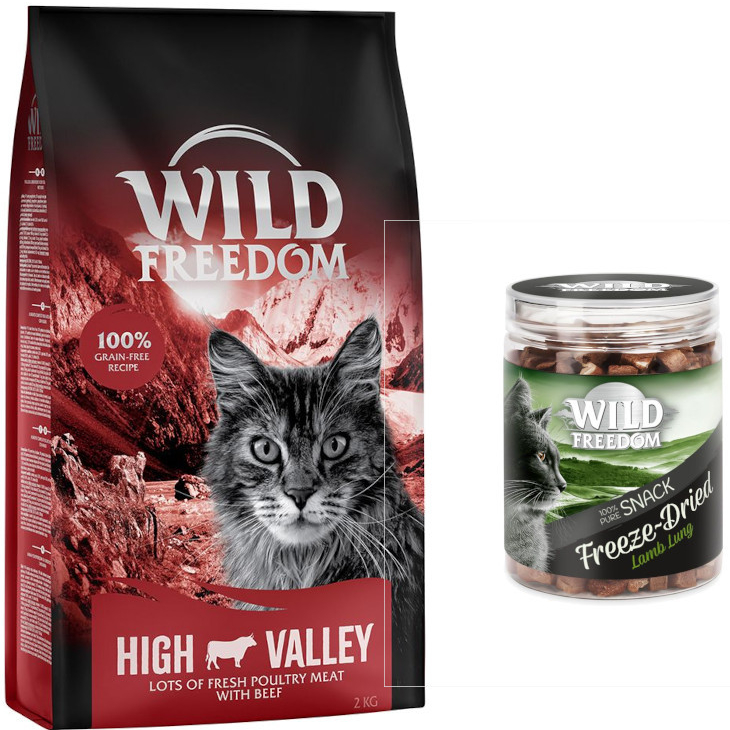 Wild Freedom Adult High Valley hovädzie bez obilnín 2 kg