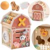 Tooky Toy Vkladačka Stodola rôzne tvary