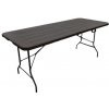 TENTino Skladací stôl IMITÁCIA DREVA 180x76 cm POLENÝ TENTino Skladací stôl IMITÁCIA DREVA 180x76 cm POLENÝ