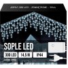 Lampy Cencúle Biele Vianočné Vonkajšie Studené Svetlo 300 LED Lampy Cencúle Biele Vianočné Vonkajšie Studené Svetlo 300 LED