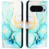 VSETKONAMOBIL 135131 ART MARBLE Peňaženkový kryt pre Google Pixel 9 PRO XL GREEN VSETKONAMOBIL 135131 ART MARBLE Peňaženkový kryt pre Google Pixel 9 PRO XL GREEN