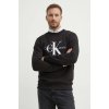 Bavlnená mikina Calvin Klein Jeans J30J320933 čierna XL Bavlnená mikina Calvin Klein Jeans J30J320933 čierna XL