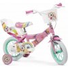 Toimsa: Detský bicykel Jednorožec s košíkom a sedadlom pre bábiky - veľkosť 12 Toimsa: Detský bicykel Jednorožec s košíkom a sedadlom pre bábiky - veľkosť 12