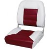 Polstrované skladacie sedadlo MIAMI - bielo-červené SI-1022WR Polstrované skladacie sedadlo MIAMI - bielo-červené SI-1022WR