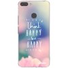 Picasee silikónový prehľadný obal pre Huawei P Smart - Mysli pozitívne! Picasee silikónový prehľadný obal pre Huawei P Smart - Mysli pozitívne!