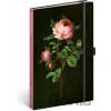 Notes Ruža Kateřiny Winterové bodkovaný 13 × 21 cm Notes Ruža Kateřiny Winterové bodkovaný 13 × 21 cm