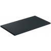 Omnires Aquarock obdĺžniková sprchová vanička + mriežka 160x90 cm čierna AQUAROCK90-160BLV Omnires Aquarock obdĺžniková sprchová vanička + mriežka 160x90 cm čierna AQUAROCK90-160BLV