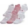 Nízke funkčné ponožky Under Armour ESSENTIAL NO SHOW 6PK ružové 1370542-697 - XL Nízke funkčné ponožky Under Armour ESSENTIAL NO SHOW 6PK ružové 1370542-697 - XL