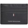 Kožené púzdro na kreditné karty a doklady Tommy Hilfiger - TH Central CC Holder /Čierne Kožené púzdro na kreditné karty a doklady Tommy Hilfiger - TH Central CC Holder /Čierne