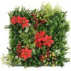 MINI WALL GREEN Christmas star 2, dielec 50 x 50 cm (Realistická MINI WALL GREEN Christmas star 2, dielec 50 x 50 cm (Realistická
