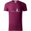 EKG detektor - Tričko z organickej bavlny - 2XL ( Fuchsiová ) EKG detektor - Tričko z organickej bavlny - 2XL ( Fuchsiová )