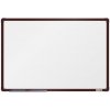 VMS VISION, s.r.o. Magnetická tabuľa 60 x 90 keramika, hnedý rám