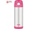 Thermos About Detská termoska so slamkou FUNtainer Ružová nerez 470 ml