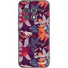 Picasee silikónový čierny obal pre OnePlus 11 5G - Purple Leaf Picasee silikónový čierny obal pre OnePlus 11 5G - Purple Leaf