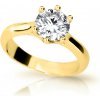Cutie Jewellery Očarujúce zásnubný prsteň zo žltého zlata Z6876-1885-10-X-1 63 mm Cutie Jewellery Očarujúce zásnubný prsteň zo žltého zlata Z6876-1885-10-X-1 63 mm
