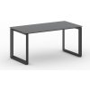 Kancelársky stôl PRIMO INSPIRE, 160x80 cm, čierna podnož, grafit Kancelársky stôl PRIMO INSPIRE, 160x80 cm, čierna podnož, grafit