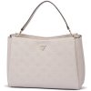 Guess STL TISHA LARGE SATCHEL Šedá