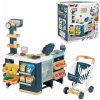 Smoby Obchod elektronický zmiešaný tovar s chladničkou Maxi Market s pokladňou váhou skenerom a 50 doplnkov 90 cm výška