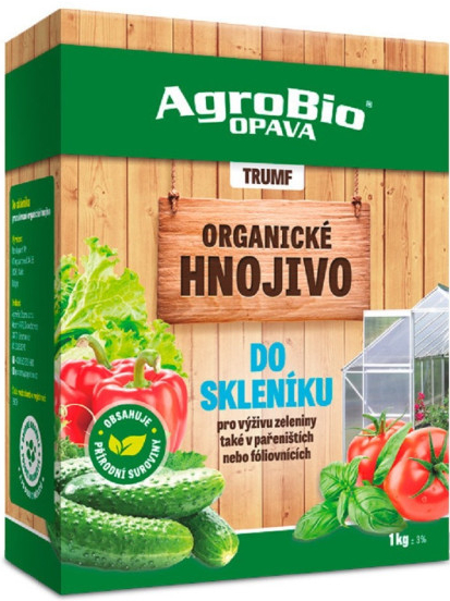 AgroBio Trumf do skleníka granulované organické hnojivo 1 kg