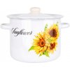 Smaltovaný hrniec s pokrievkou TORO 5,5l slnečnice Smaltovaný hrniec s pokrievkou TORO 5,5l slnečnice