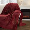 Eurofirany Vianočná flanel deka SNOW GOLD 150X200