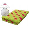 DRYBED Premium Vet Bed Bodky limetkovozelený + fuchsia 100 x 75 cm DRYBED Premium Vet Bed Bodky limetkovozelený + fuchsia 100 x 75 cm