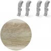 Spojka k soklu Naturel dub letný , PVC dĺžka 0,5 cm, výška hrany 56 mm, NATNGTFD4 Spojka k soklu Naturel dub letný , PVC dĺžka 0,5 cm, výška hrany 56 mm, NATNGTFD4