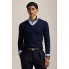 Vlnený sveter Polo Ralph Lauren RWS-Longsleeve modrá farba, ľahké, 710946142 Vlnený sveter Polo Ralph Lauren RWS-Longsleeve modrá farba, ľahké, 710946142