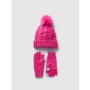 GAP Detský set šály a čiapky Ružová L/XL GAP Detský set šály a čiapky Ružová L/XL