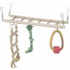 TRIXIE Suspension bridge drevený visutý rebrík pre myši a škrečky 29×25×9cm TRIXIE Suspension bridge drevený visutý rebrík pre myši a škrečky 29×25×9cm