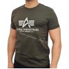 Alpha Industries Basic T-shirt Hunter Brown pánske tričko hnedé pieskové
