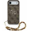Guess PU 4G Metal Logo Strap zadný kryt pre iPhone 17 Air Brown Guess PU 4G Metal Logo Strap zadný kryt pre iPhone 17 Air Brown