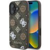 Kryt na mobil Guess PU 4G Peony MagSafe Zadný Kryt pre iPhone 16 Brown (GUHMP16SP4PWPW) Kryt na mobil Guess PU 4G Peony MagSafe Zadný Kryt pre iPhone 16 Brown (GUHMP16SP4PWPW)