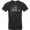 Tričko E190 dizajn Zvárač čierne XL Tričko E190 dizajn Zvárač čierne XL