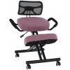 Ergonomická kľakačka, ružová/čierna, RUFUS Ergonomická kľakačka, ružová/čierna, RUFUS