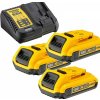 DeWALT DCB115D3 Súprava - nabíjačka a akumulátory, 3 x 2 Ah DeWALT DCB115D3 Súprava - nabíjačka a akumulátory, 3 x 2 Ah