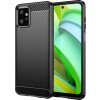 Silikónový karbónový kryt pre Motorola Moto G Power 2023, čierny Silikónový karbónový kryt pre Motorola Moto G Power 2023, čierny