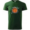 Basketbal lopta v triku - Tričko extra veľké (5-8XL) - 5XL ( Fľaškovozelená ) Basketbal lopta v triku - Tričko extra veľké (5-8XL) - 5XL ( Fľaškovozelená )