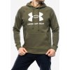 Mikina s kapucňou Under Armour Rival Fleece Logo Hoodie - marine OD green/white Mikina s kapucňou Under Armour Rival Fleece Logo Hoodie - marine OD green/white