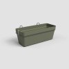 Truhlík CAPRI, závěsný, se zásob. na vodu, 50cm, plast, zelená|DRY GREEN|Artevasi Truhlík CAPRI, závěsný, se zásob. na vodu, 50cm, plast, zelená|DRY GREEN|Artevasi