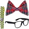 Sada motýlik s okuliarmi a traky traky unisex