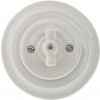 | Bohemia-Design - Porcelánový retro otočný vypínač s rámikom č. 1 biela | 12357543 | Bohemia-Design - Porcelánový retro otočný vypínač s rámikom č. 1 biela | 12357543