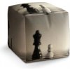 Sablio Taburet Šachy: 40x40x40 cm Sablio Taburet Šachy: 40x40x40 cm