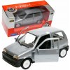 WELLY Fiat Cinquecento model v mierke- 39, strieborný Nex 1:34