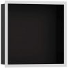 Hansgrohe XtraStoris Individuálna zapustená polica 30x30x10 cm, matná čierna/biela 56098700 Hansgrohe XtraStoris Individuálna zapustená polica 30x30x10 cm, matná čierna/biela 56098700