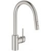 Grohe Concetto - Drezová batéria s výsuvnou spŕškou, supersteel 31483DC2 Grohe Concetto - Drezová batéria s výsuvnou spŕškou, supersteel 31483DC2