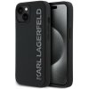 Karl Lagerfeld 3D Rubber Glitter Logo zadný kryt pre iPhone 15 Black Karl Lagerfeld 3D Rubber Glitter Logo zadný kryt pre iPhone 15 Black