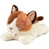 Plyšová mačička s ťažkým bruškom P'tit Relax Cat Histoire d’ Ours bielo-hnedá 30 cm od 0 mes Plyšová mačička s ťažkým bruškom P'tit Relax Cat Histoire d’ Ours bielo-hnedá 30 cm od 0 mes